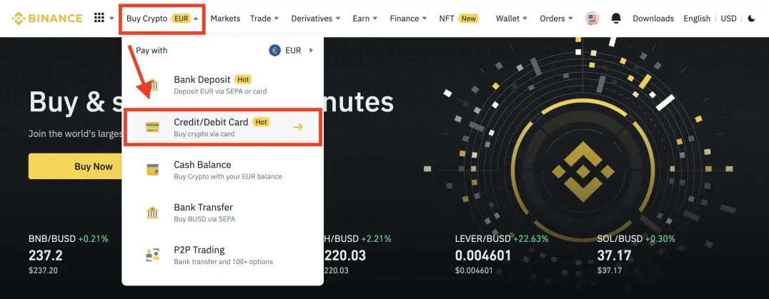 Recurring Buy on Binance