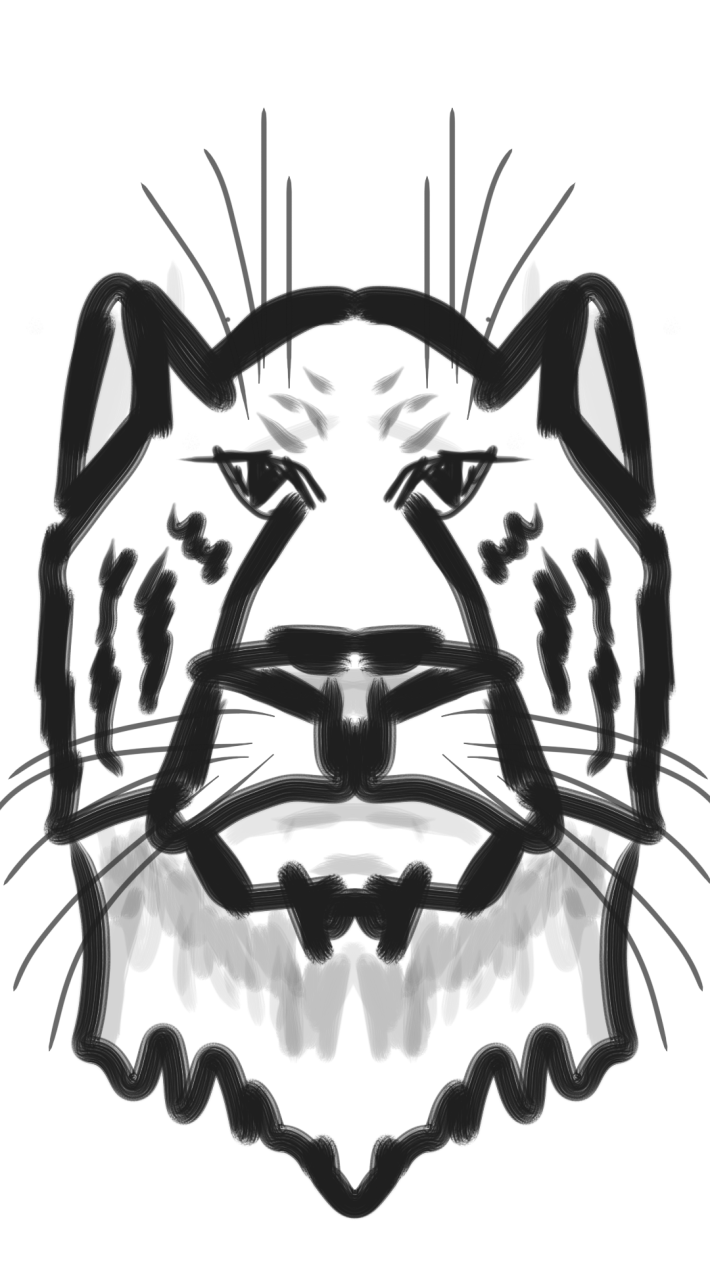 serious tiger