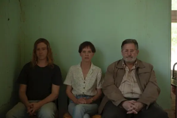 Caleb Landry Jones, Judy Davis and Anthony LaPaglia in Nitram movie