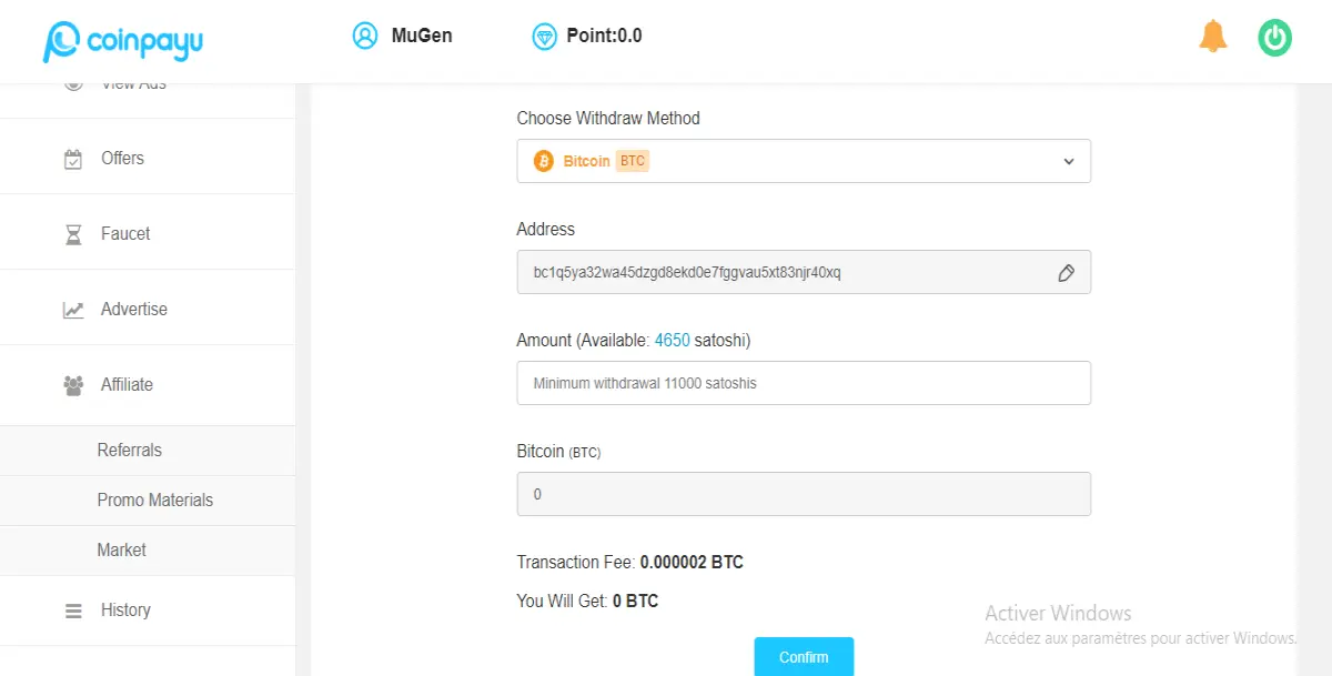 withdraw