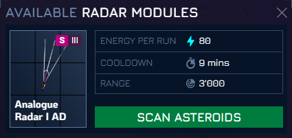 Scan Asteroids