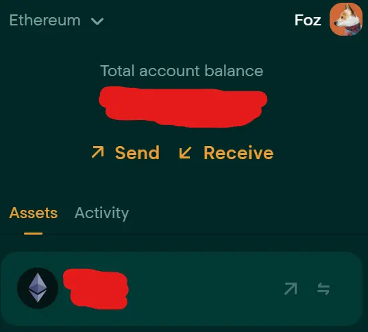 Wallet Overview of Tally Ho