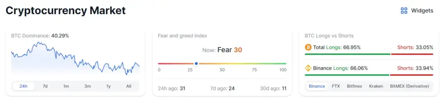 Cryptocurrency Market Overview - DropsTab