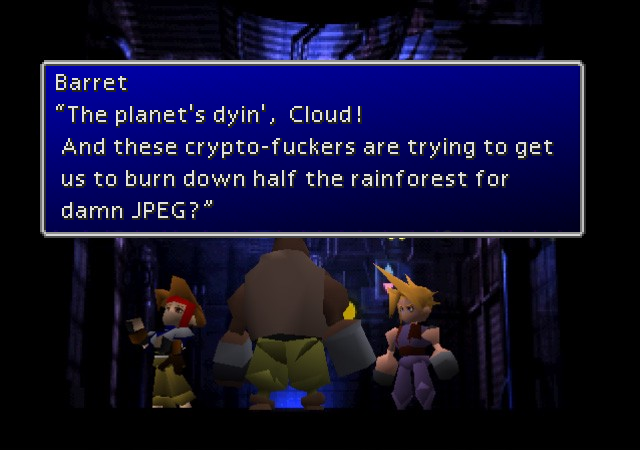 FFVII Planet is Dying Meme