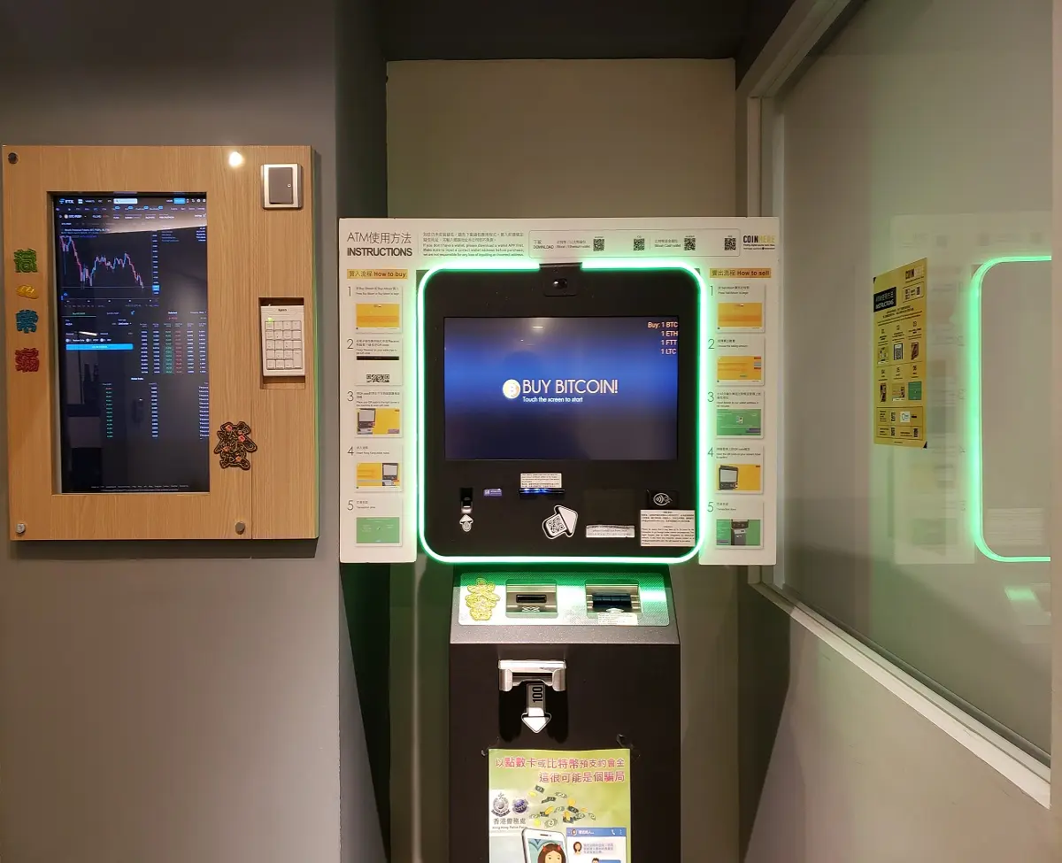 Bitcoin ATM in Hong Kong
