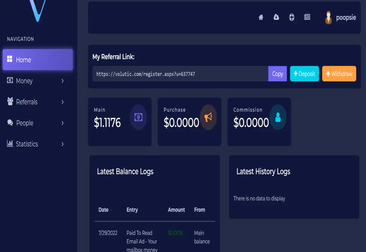 User Dashboard