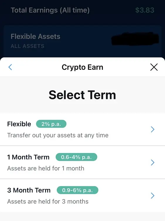 Crypto.com Earn