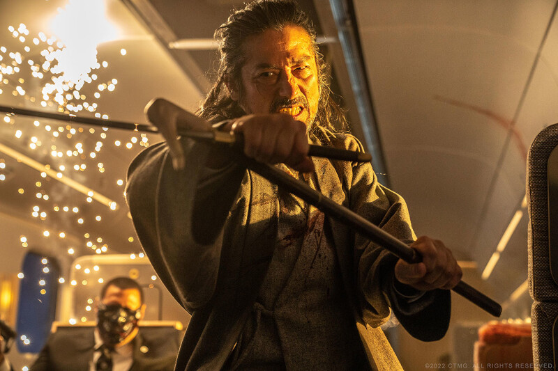 Hiroyuki Sanada as The Elder in Bullet Train movie