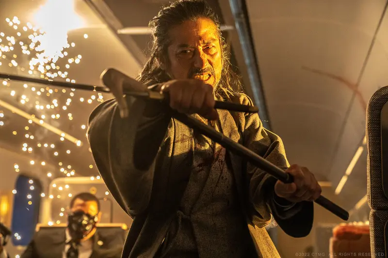 Hiroyuki Sanada as The Elder in Bullet Train movie
