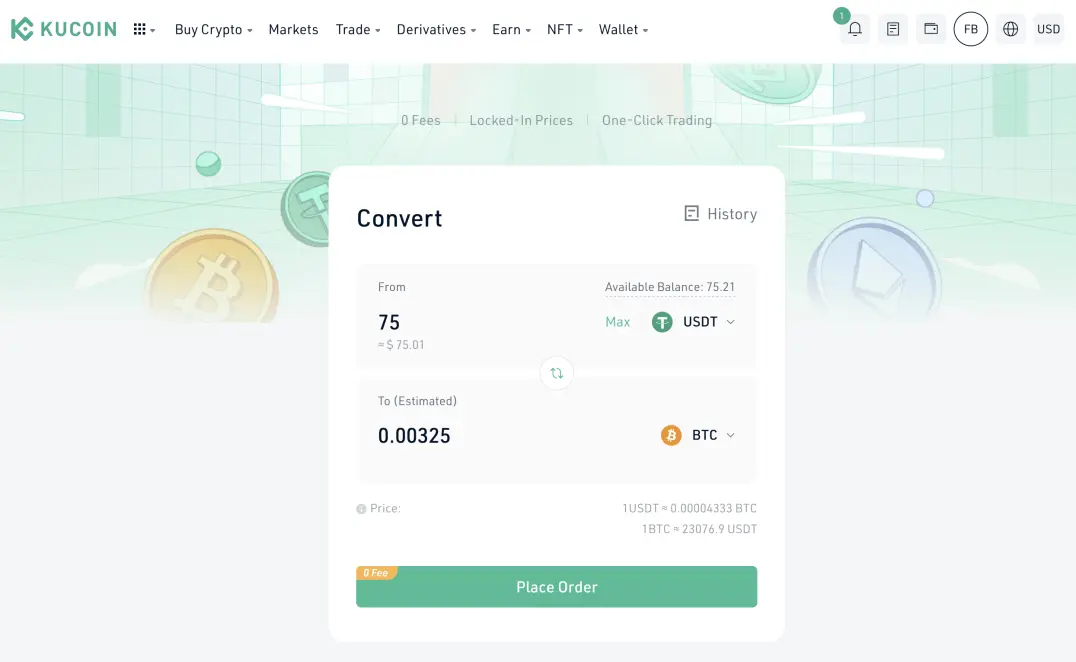 KuCoin Convert