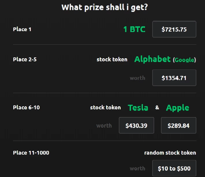 1-1000 prize