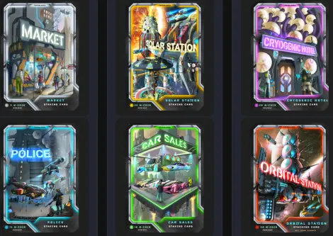 Series TWO - Staking cards for Meria