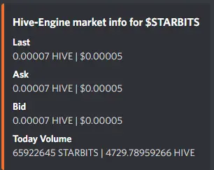 Starbits Value