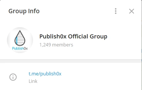 publish0x telegram group