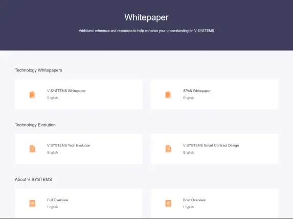 VSYS whitepaper
