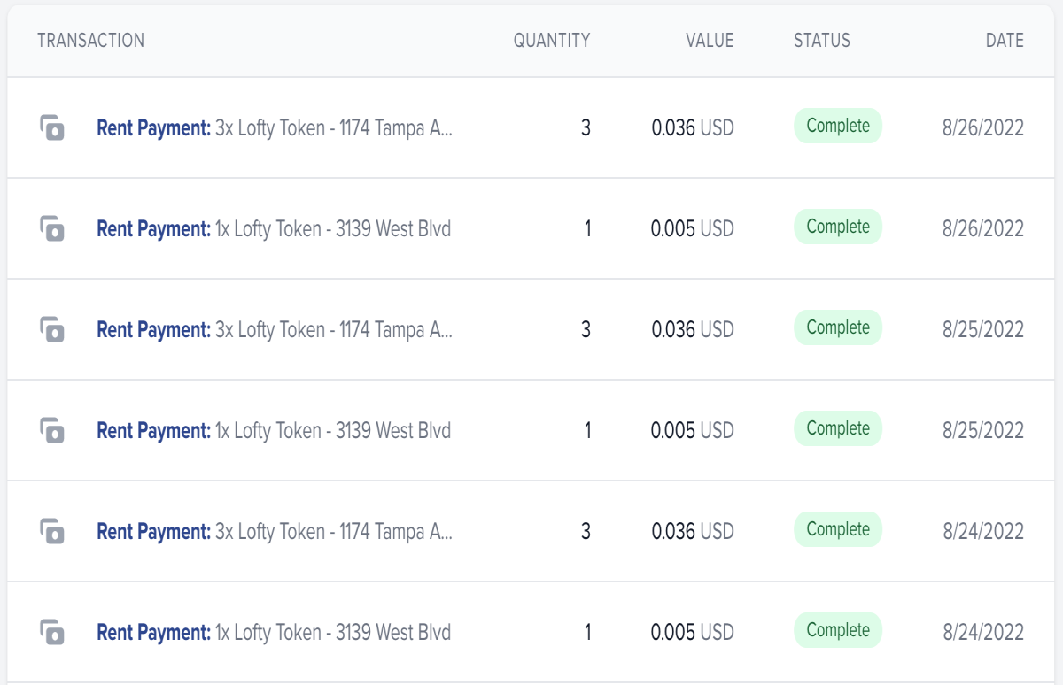 Transaction preview