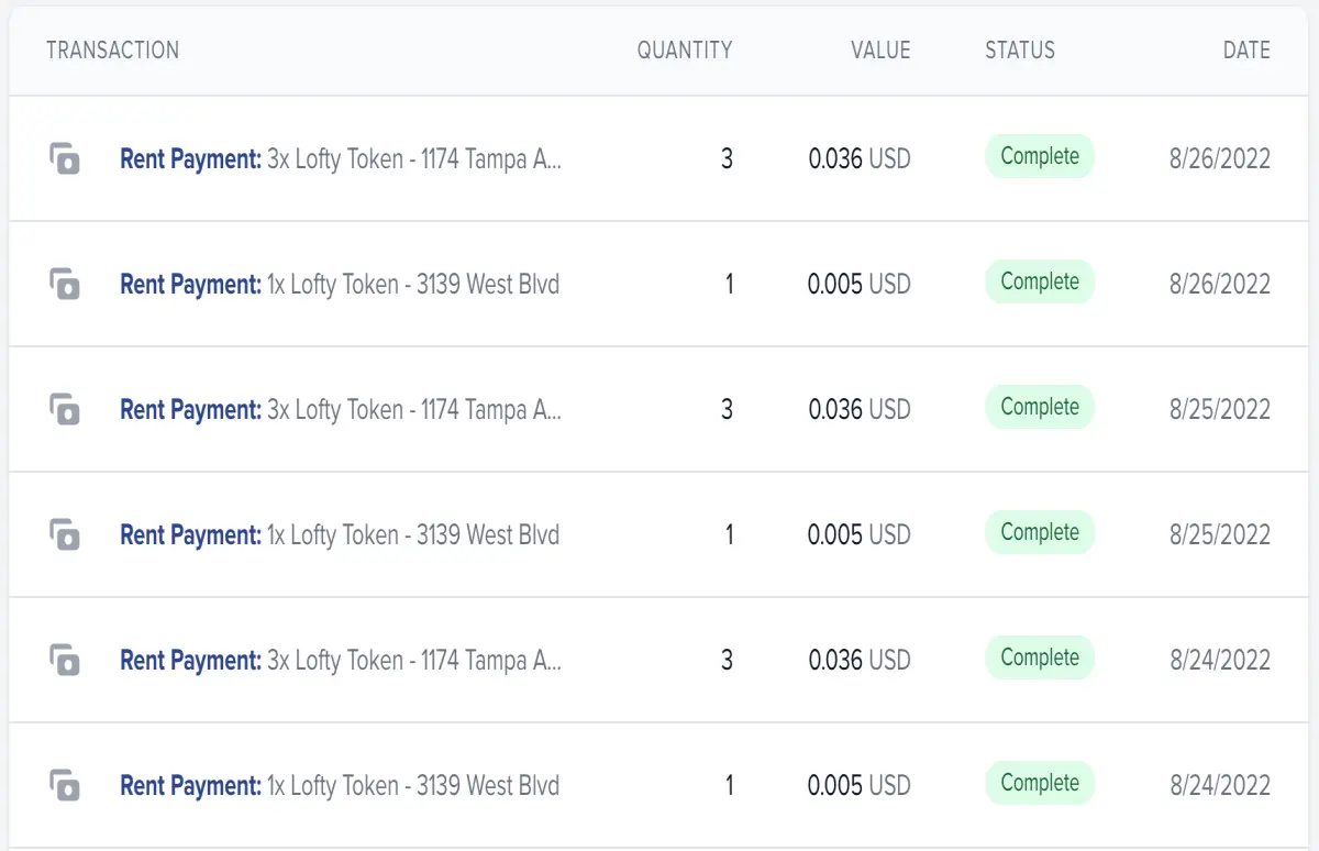 Transaction preview