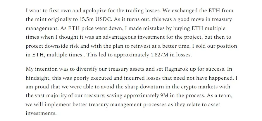 Trading Losses
