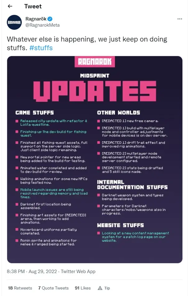 updates