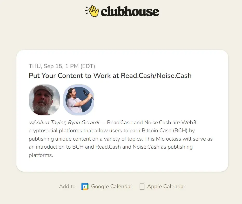 read.cash noise.cash microclass