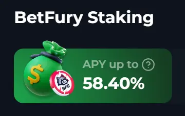High APY on BetFury