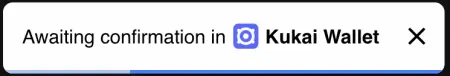 awaiting confirmation