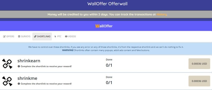 Offerwall