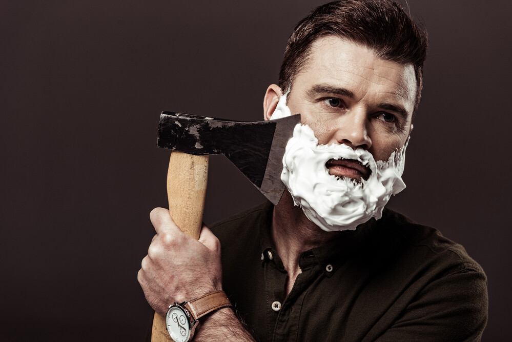 Actual Image of Me Shaving