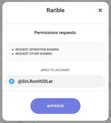 approve transaction