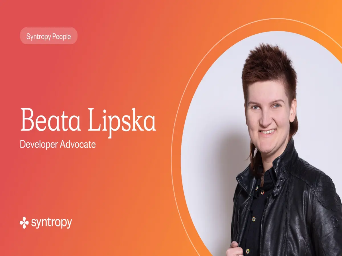 Beata Lipska Developer Advocate at Syntropy