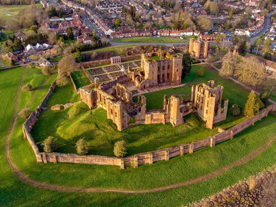 Kenilworth Castle, England (1130s)