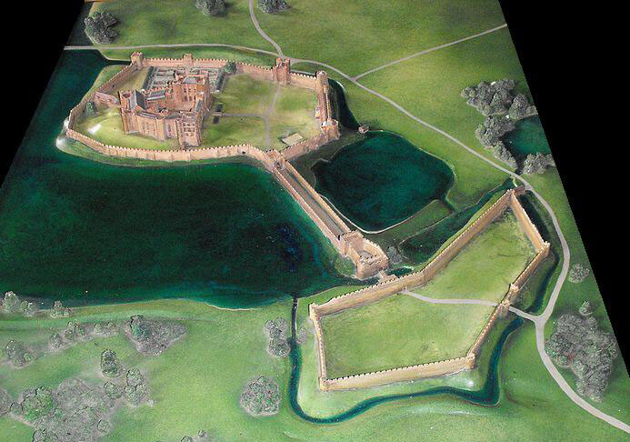 Kenilworth Castle - Water defences around the castle