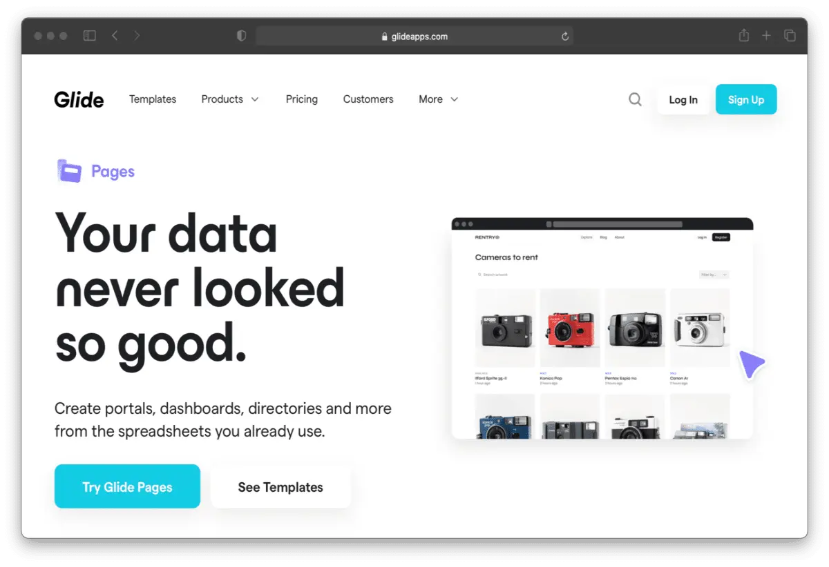 Glide Page