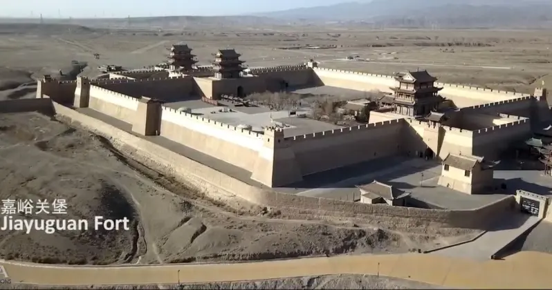Jiayuguan Fort - Great Wall of China Western part