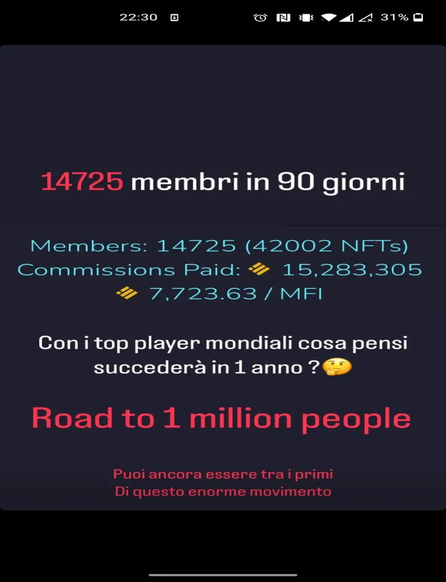 An Instagram story used to recruit people