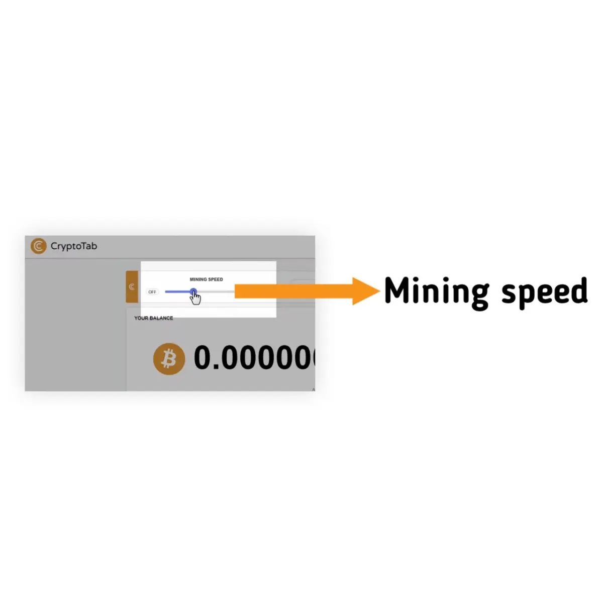 Mining speed
