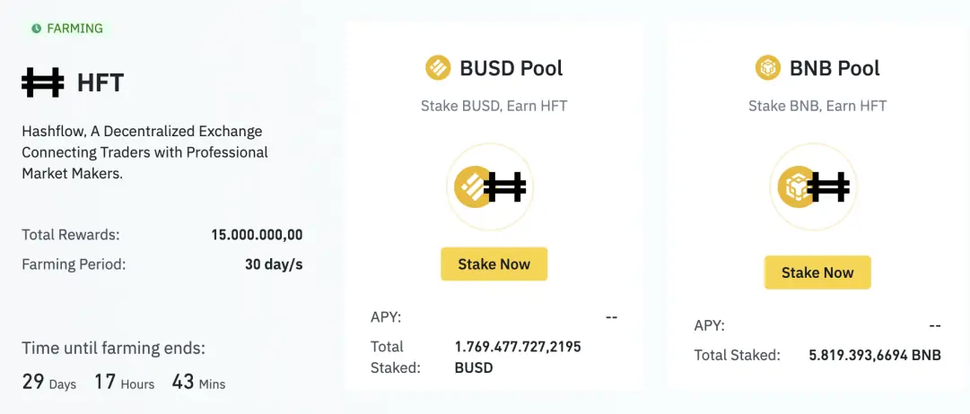 Hashflow HFT on Binance Launchpool