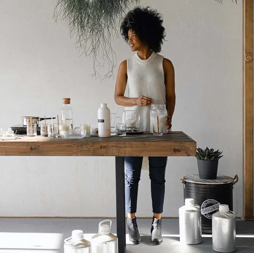 women painting physical art work