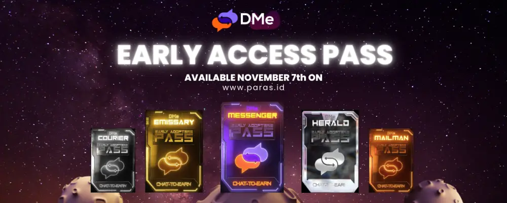 DMe Early Access Pass NFT on Paras.id