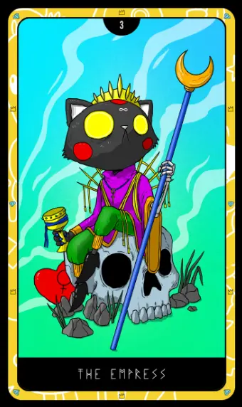Rosko Sees the Future: The Empress - HODL Variant on OpenSea
