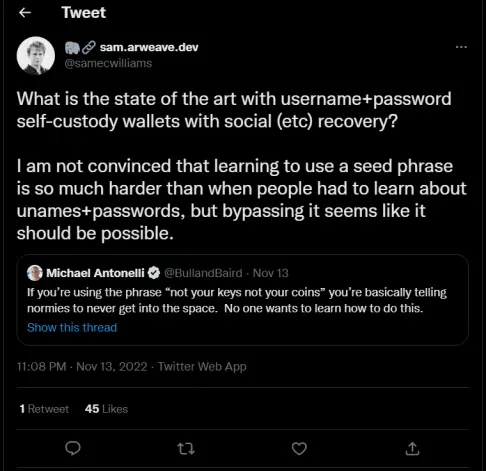 Seed phrase Arweave dev