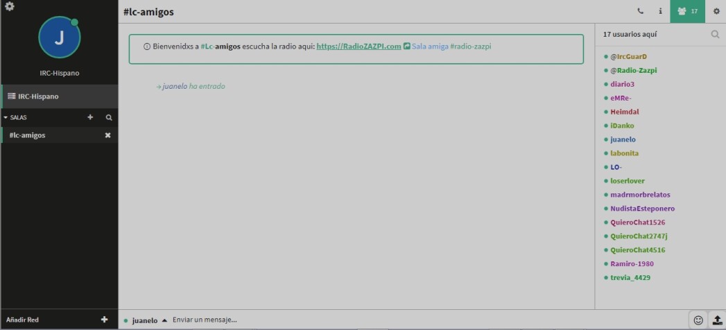 Sala de chat latinchat