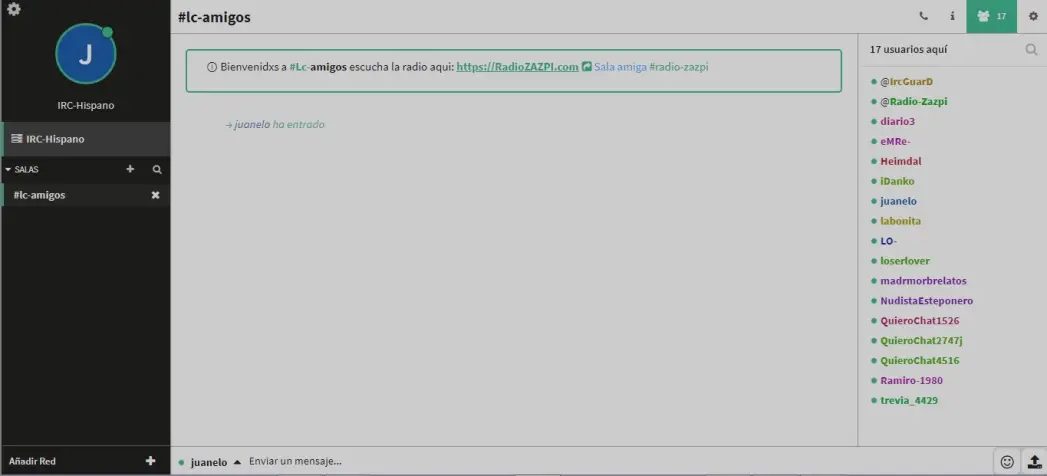 Sala de chat latinchat