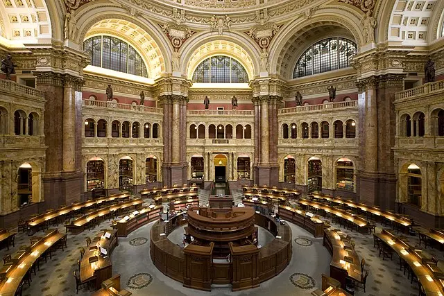 Library of Congress Main Reading Room by Carol M Highsmith