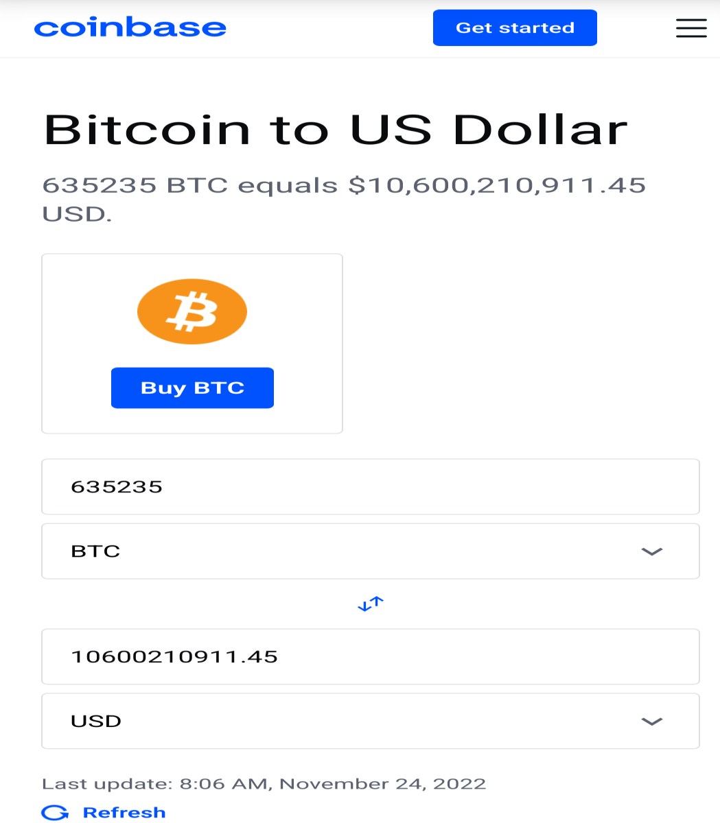 Snap from Coinbase converter