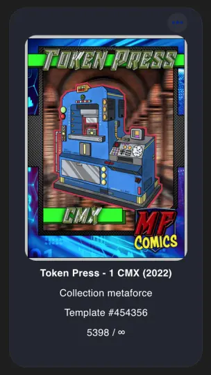 Token Press - 1 CMX (2022)