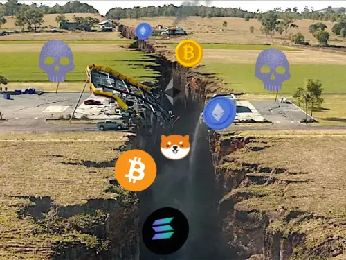 Crypto falling into the abyss made by earthquake