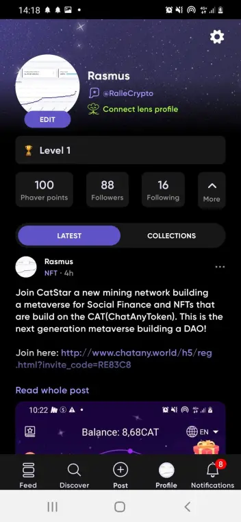 Profile UI