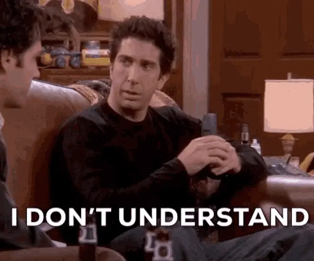 what just happened here - friends series