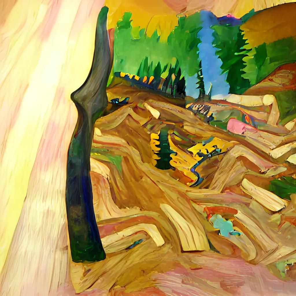 ai generated scene of a clear cut
